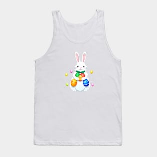 Easter design bunny funny eggs Tank Top